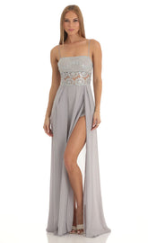 Maxi Dress in Grey