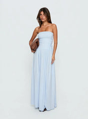 So Far So Good Maxi Dress Baby Blue