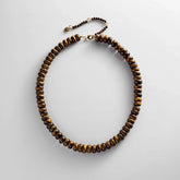 Joyce Semi-Precious Beaded Necklace - Tiger's Eye