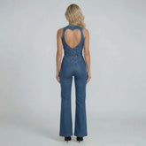 Sloane Heartcut Denim Jumpsuit