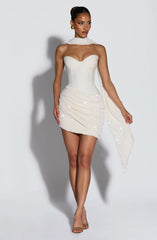 Denise Mini Dress - Ivory