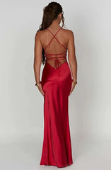Scarlett Satin Maxi Dress