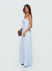 So Far So Good Maxi Dress Baby Blue