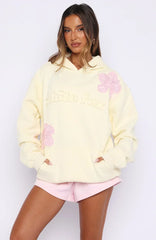 Sunkissed Bloom Oversized Hoodie Lemon