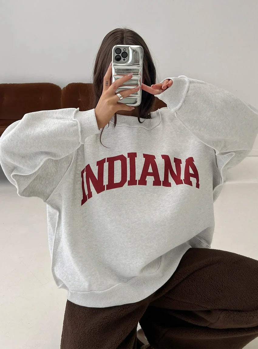 When In Indiana Jumper Grey