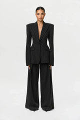 Pinstripe Suited Blazer