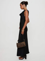 Make Memories Cowl Neck Maxi Dress Black