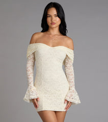 Forever Romantic Lace Mini Dress